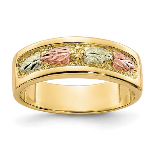 10kt Tri-color Black Hills Gold Ring