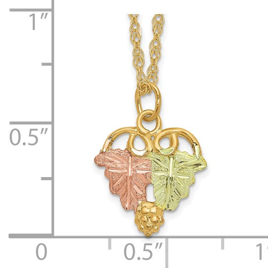 10kt Tri-Color Black Hills Gold Necklace