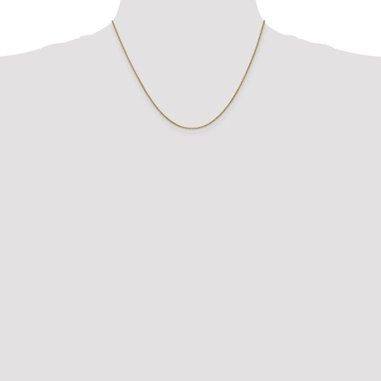 10kt Yellow Gold 1mm Box Chain