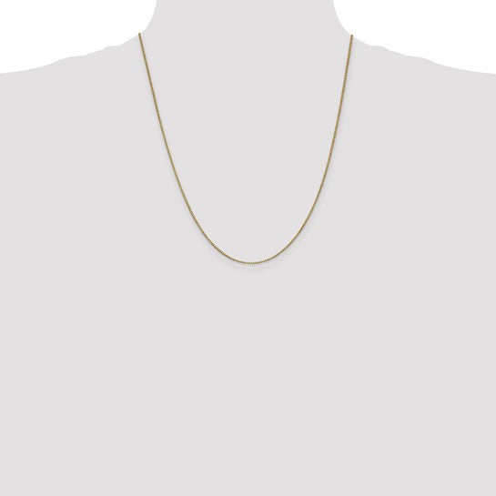 10kt Yellow Gold 1mm Box Chain