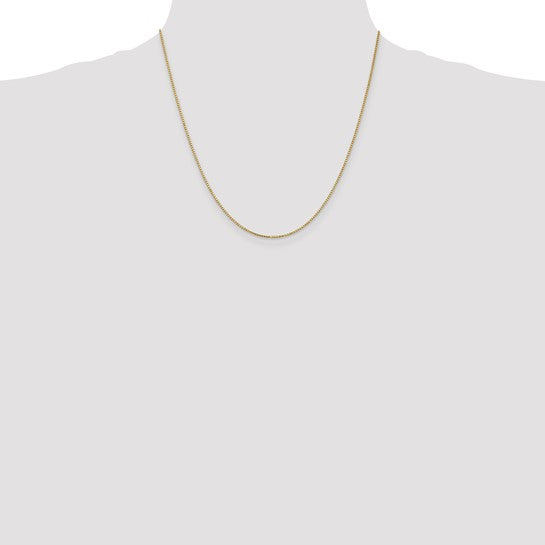 10kt Yellow Gold 1.1mm Box Chain