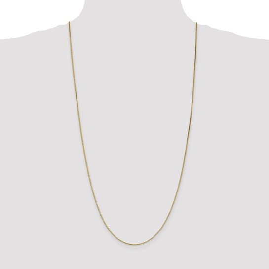 10kt Yellow Gold 1.1mm Box Chain