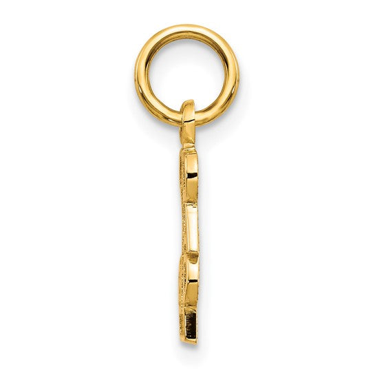 10KT Yellow Gold #1 DAD Charm