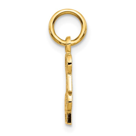 10KT Yellow Gold #1 DAD Charm