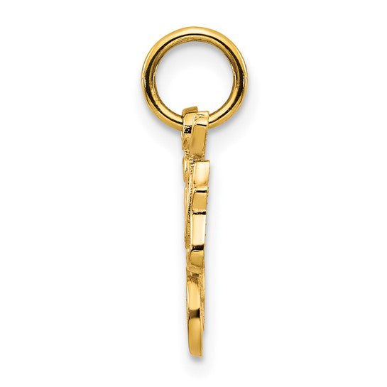 10KT Yellow Gold SISTER Charm
