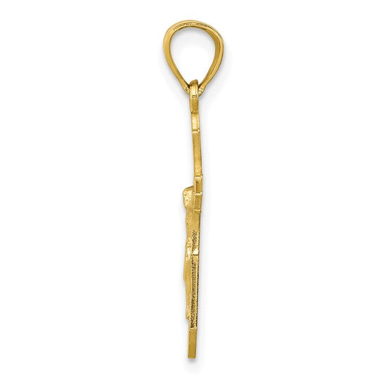 10kt Yellow Gold Crucifix Pendant