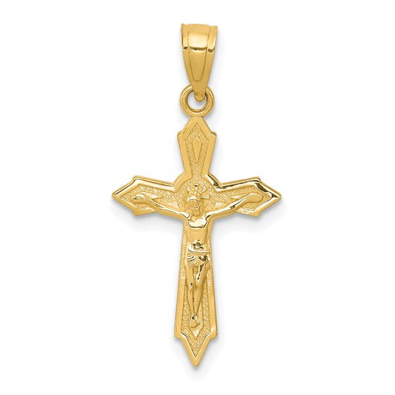 10kt Yellow Gold Crucifix Pendant