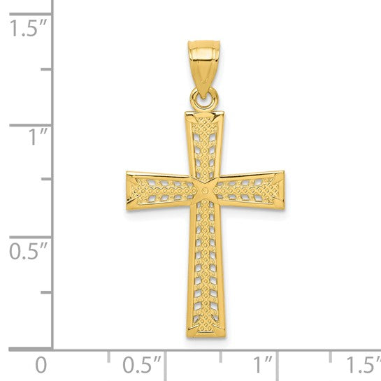 10kt Yellow Gold Cross Pendant