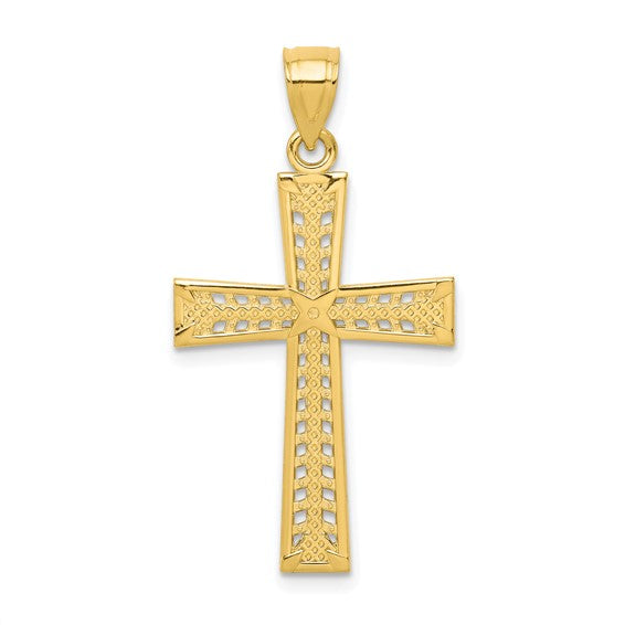 10kt Yellow Gold Cross Pendant