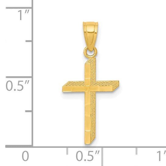 10kt Yellow Gold Cross Pendant