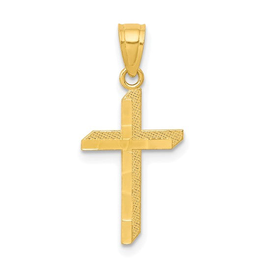 10kt Yellow Gold Cross Pendant