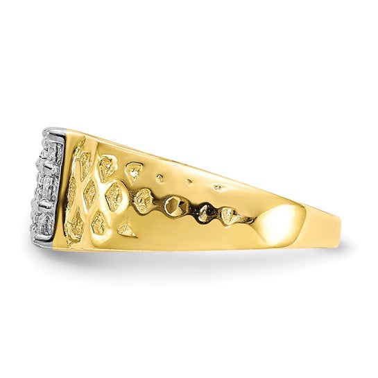 10kt Yellow Gold CZ Baby Ring