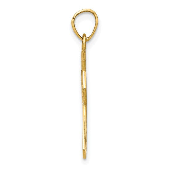 10kt Yellow Gold Reversible Cross Charm