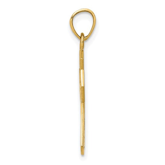 10kt Yellow Gold Reversible Cross Charm