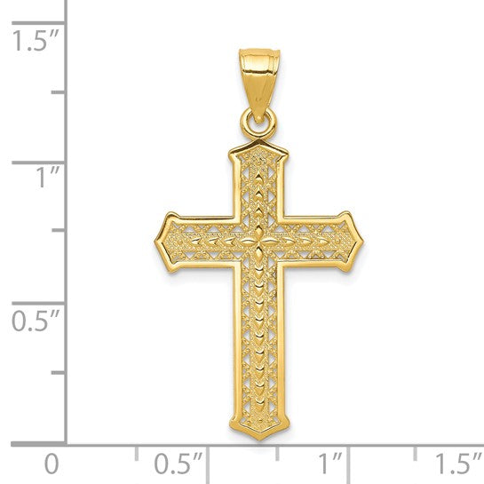 10kt Yellow Gold Cross Pendant