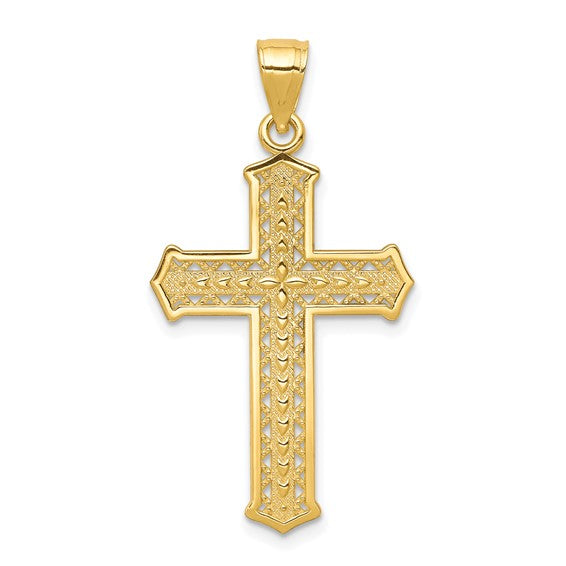10kt Yellow Gold Cross Pendant