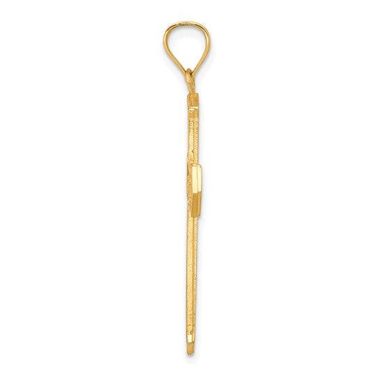 10kt Yellow Gold Passion Cross Pendant