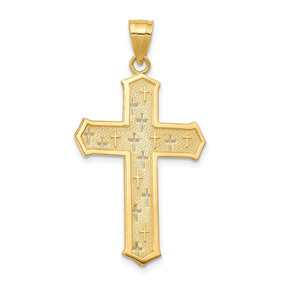 10kt Yellow Gold Passion Cross Pendant