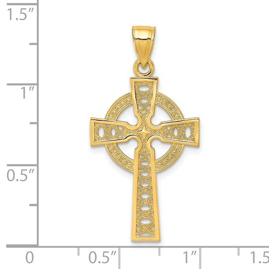 10kt Yellow Gold Iona Cross Pendant
