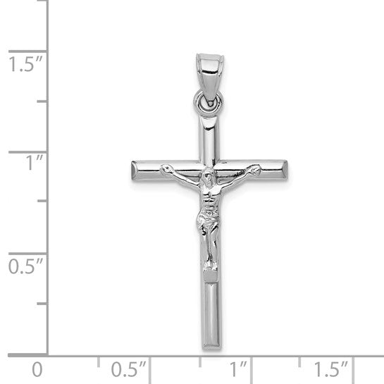 10kt White Gold Crucifix Pendant