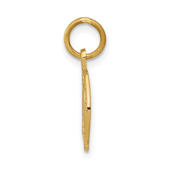 10kt Yellow Gold Horseshoe Charm