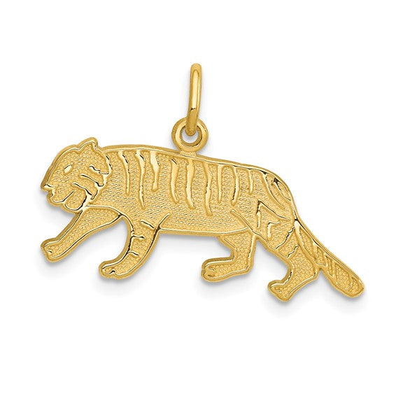 10kt Yellow Gold Tiger Charm