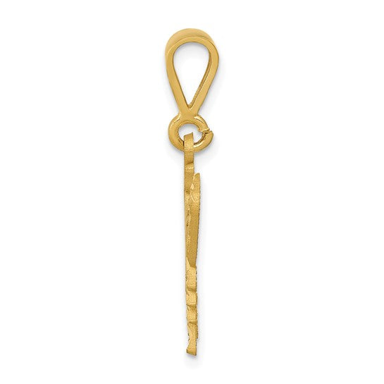 10kt Yellow Gold Butterfly Charm