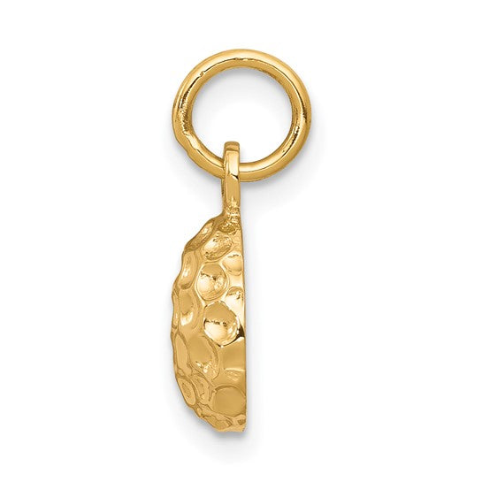 10KT Yellow Gold Golf Ball Charm