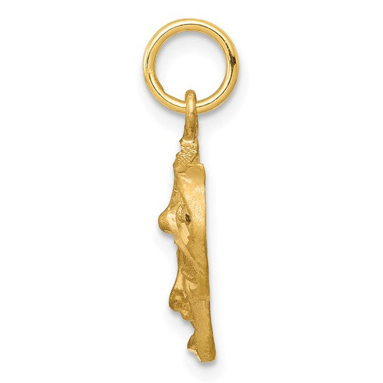 10kt Yellow Gold Comedy/Tragedy Charm