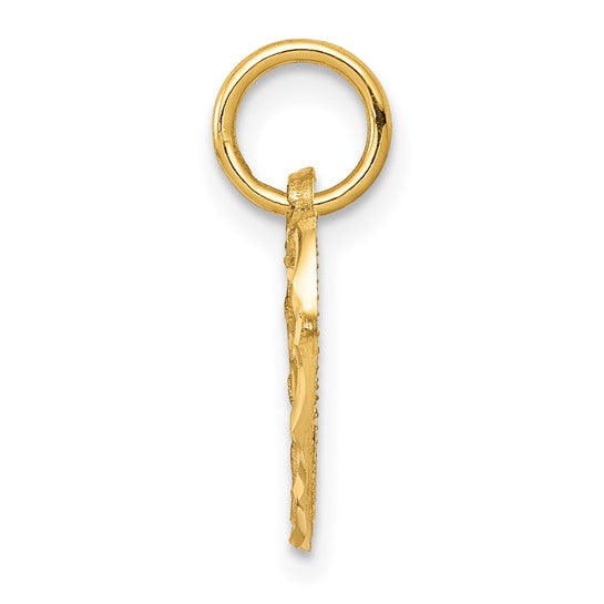 10kt Yellow Gold Heart Charm