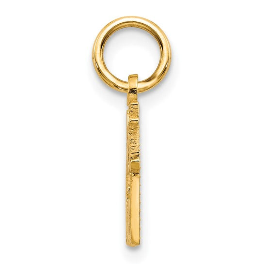 10kt Yellow Gold BEST FRIEND Charm