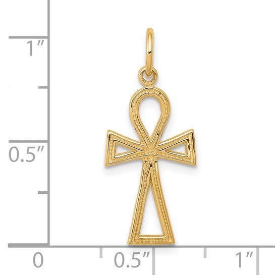 10kt Yellow Gold Ankh Cross Charm