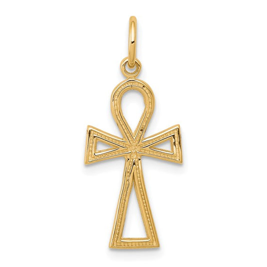 10kt Yellow Gold Ankh Cross Charm