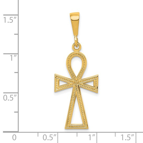 10kt Yellow Gold Ankh Cross Charm