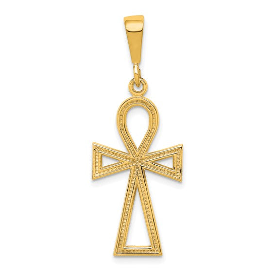 10kt Yellow Gold Ankh Cross Charm