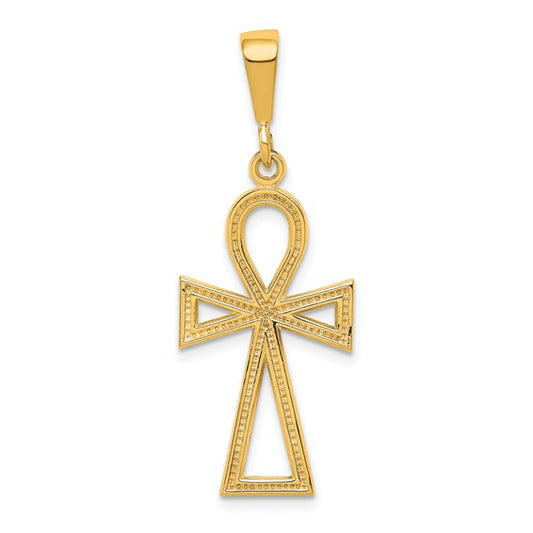 10kt Yellow Gold Ankh Cross Charm
