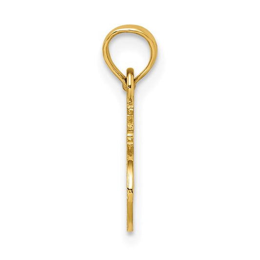 10kt Yellow Gold #1 AUNTIE Charm