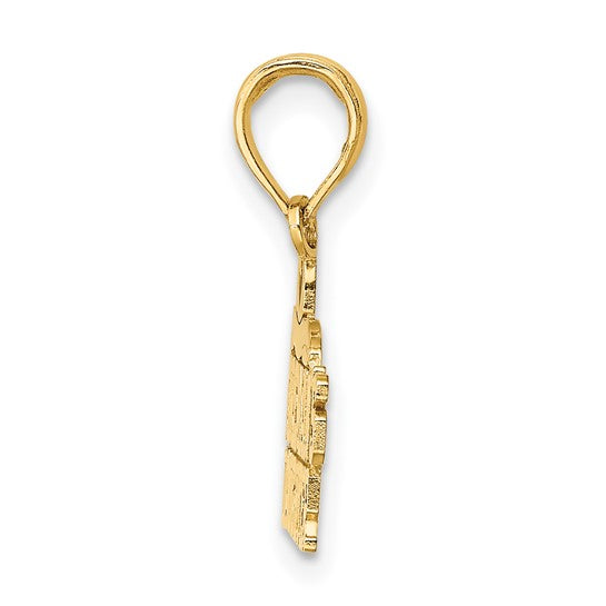 10kt Yellow Gold FIREMAN'S DAUGHTER Charm