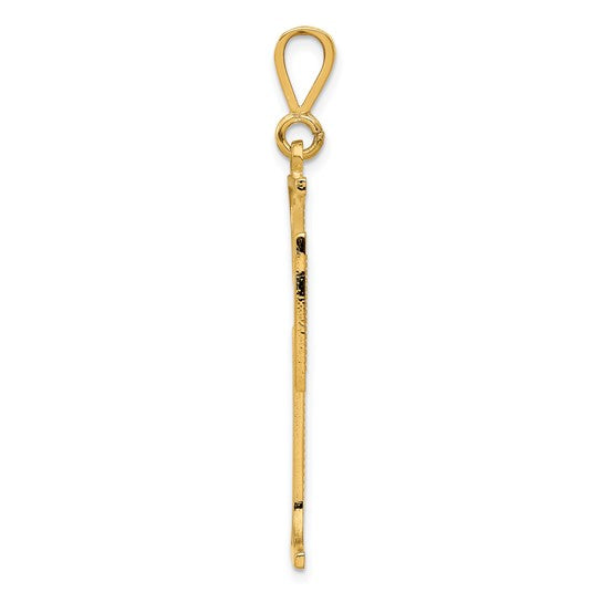 10kt Yellow Gold Cross Charm
