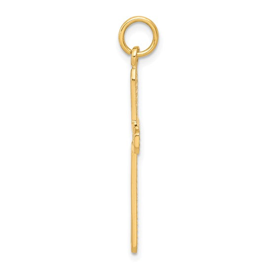 10kt Yellow Gold Cross Charm