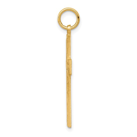 10kt Yellow Gold Cross Charm Pendant