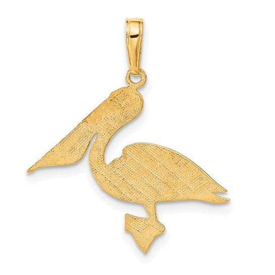 10kt Yellow Gold Pelican Pendant