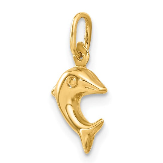 10kt Yellow Gold Dolphin Charm