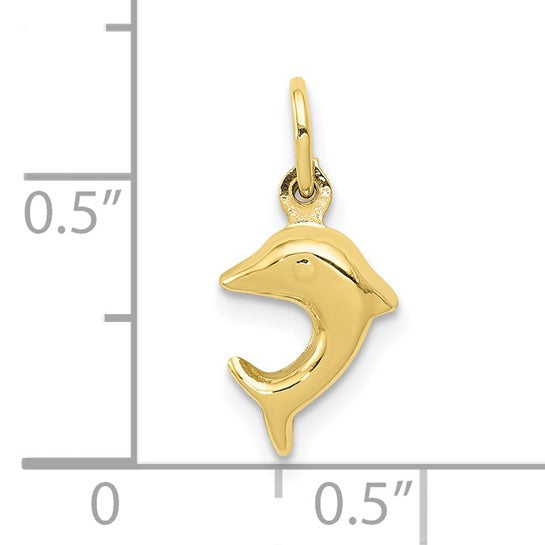 10kt Yellow Gold Dolphin Charm