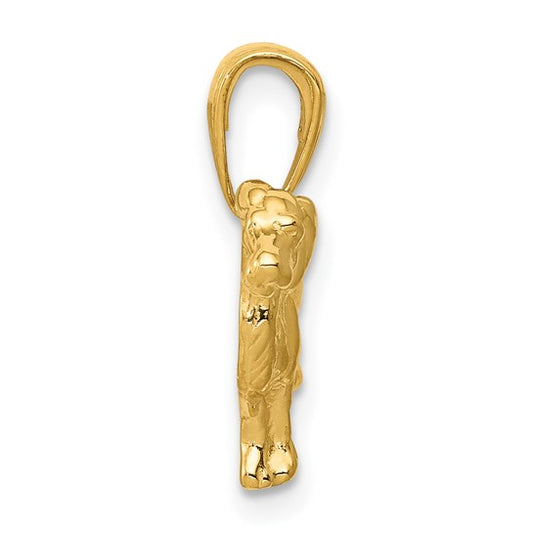 10kt Yellow Gold Springer Spaniel Dog Pendant