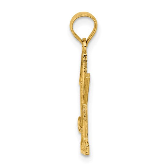 10kt Yellow Gold Golf Club and Ball on #1 Charm