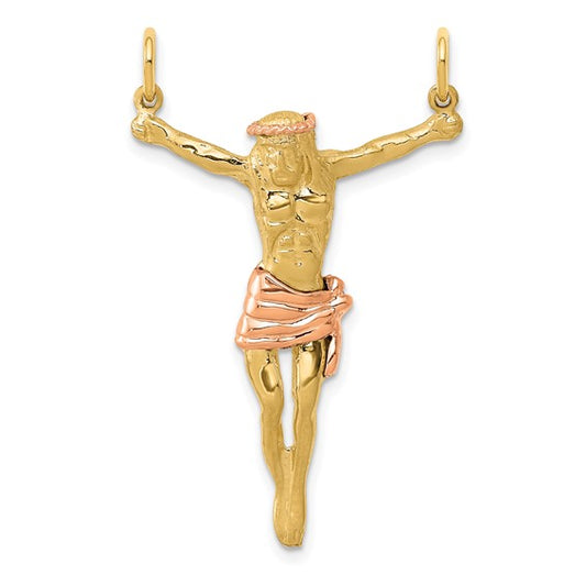 10kt Two-tone Rose Corpus Pendant