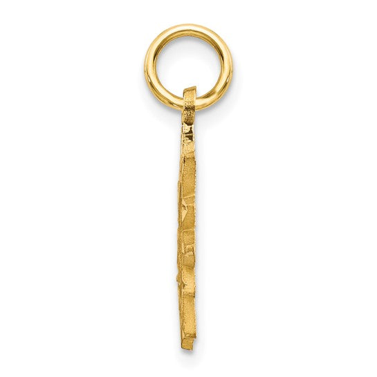 10kt Yellow Gold Sun Charm