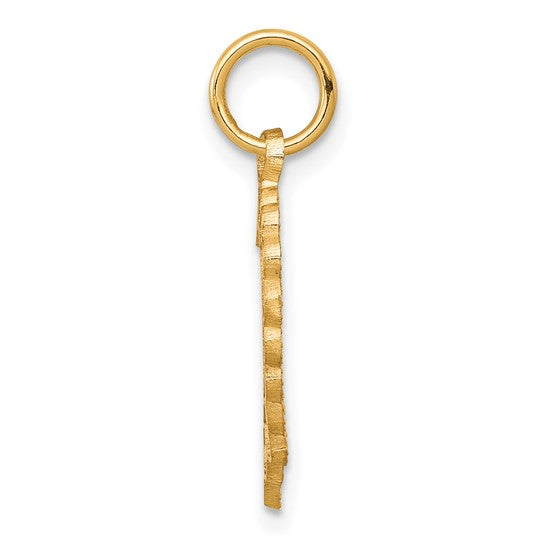 10kt Yellow Gold Heart Charm