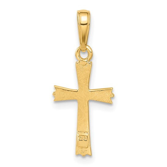 10KT Yellow Gold Cross Pendant